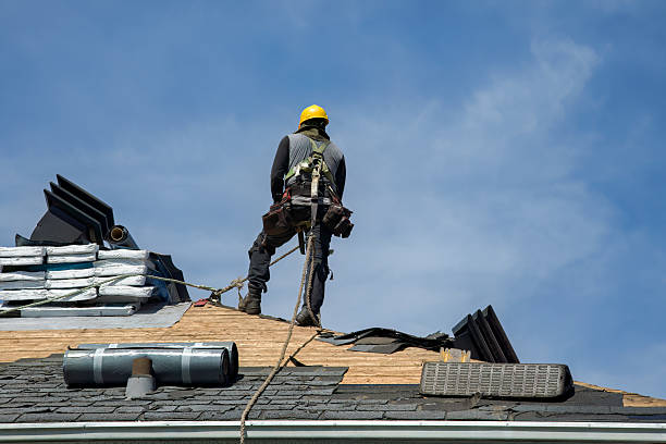 Professional Roof Repair technician working in Springville, NY